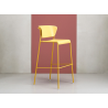 SET DUE SGABELLO LISA TECNOPOLIMERO HT 75CM SCAB DESIGN MADE IN ITALY