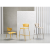 SET DUE SGABELLO LISA TECNOPOLIMERO HT 75CM SCAB DESIGN MADE IN ITALY