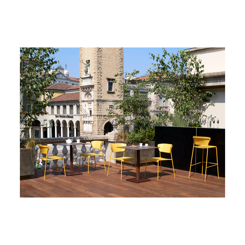 SET DUE SGABELLO LISA TECNOPOLIMERO HT 75CM SCAB DESIGN MADE IN ITALY