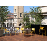 SET DUE SGABELLO LISA TECNOPOLIMERO HT 75CM SCAB DESIGN MADE IN ITALY
