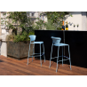 SET DUE SGABELLO LISA TECNOPOLIMERO HT 75CM SCAB DESIGN MADE IN ITALY