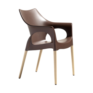 Zoom SET 4 SEDIE NATURAL OLA TECNOPOLIMERO SCAB DESIGN MADE IN ITALY