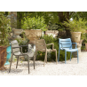 SET DA 4 SEDIA SUNSET TECNOPOLIMERO SCAB DESIGN MADE IN ITALY