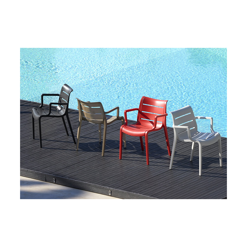 SET DA 4 SEDIA SUNSET TECNOPOLIMERO SCAB DESIGN MADE IN ITALY