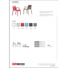 SET DA 4 SEDIA SUNSET TECNOPOLIMERO SCAB DESIGN MADE IN ITALY