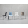 SET 2 SEDIE ZEBRA A SLITTA TECNOPOLIMERO SCABDESIGN MADE IN ITALY