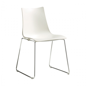 Zoom SET 2 SEDIE ZEBRA A SLITTA TECNOPOLIMERO SCABDESIGN MADE IN ITALY