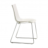 SET 2 SEDIE ZEBRA A SLITTA TECNOPOLIMERO SCABDESIGN MADE IN ITALY