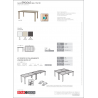 TAVOLO ERCOLE TECNOPOLIMERO SCAB DESIGN MADE IN ITALY