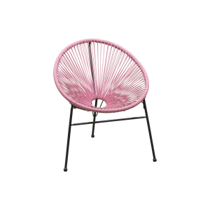SET DUE POLTRONE ARKI RATTAN ROSA CASACOLLECTION