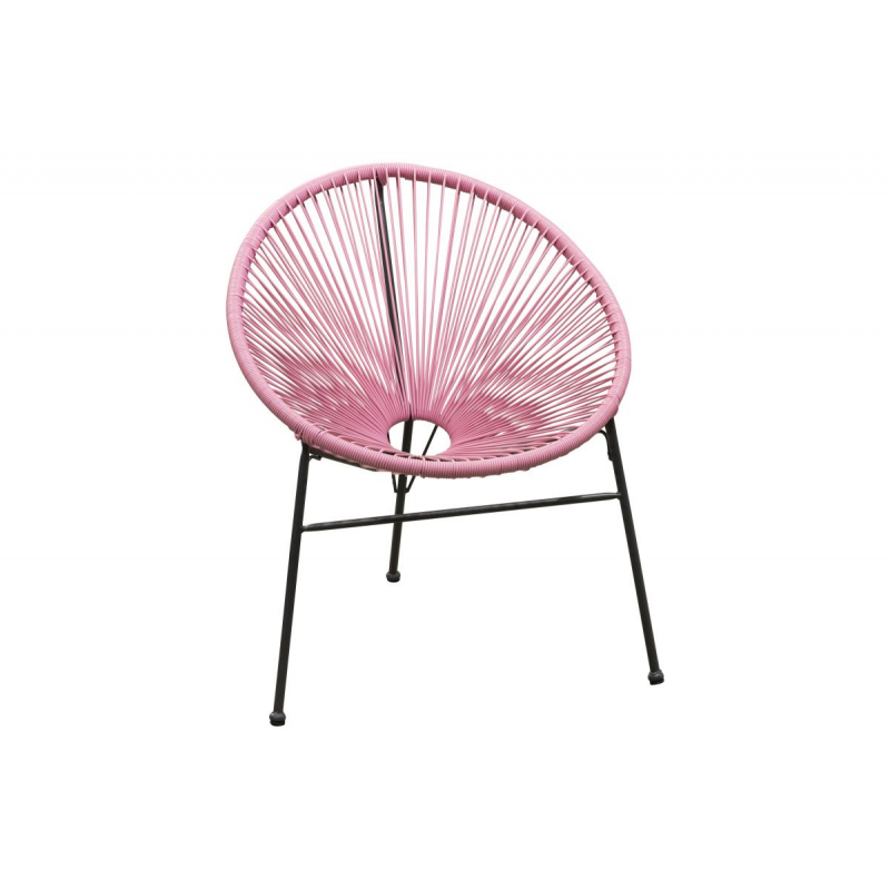 SET DUE POLTRONE ARKI RATTAN ROSA CASACOLLECTION