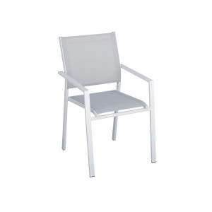 Zoom Set Tavolo Capannori + 6 Sedie Zara Alluminio Bianco Text Grigio Chiaro Moia