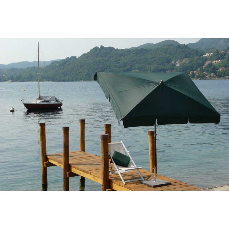 Ombrellone palo centrale Novara Made in Italy - 130 x 210 cm