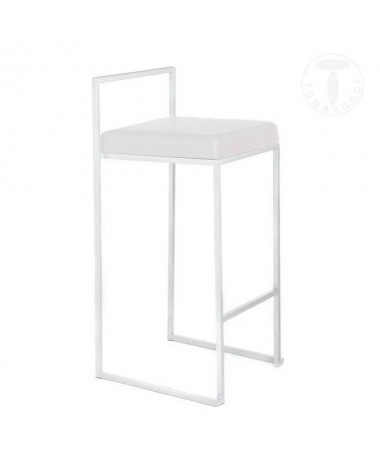 Zoom Sgabello in pelle sintetica Dodo h77 - set da 2 bianco