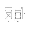 Set Tavolo Porto + 10 Sedie Regista Paros Alluminio Bianco