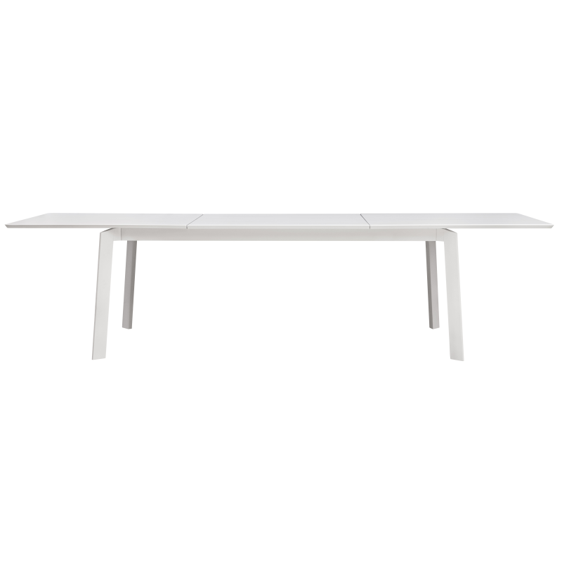Set Tavolo Porto + 10 Sedie Regista Paros Alluminio Bianco