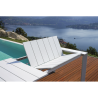 Set Tavolo Nettuno + 10 Sedie Lucca Alluminio Bianco
