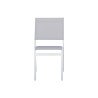 Set Tavolo Nettuno + 10 Sedie Pola Alluminio Bianco Moia