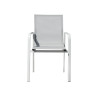 Set Tavolo Nettuno + 10 Sedie Samo Alluminio Bianco