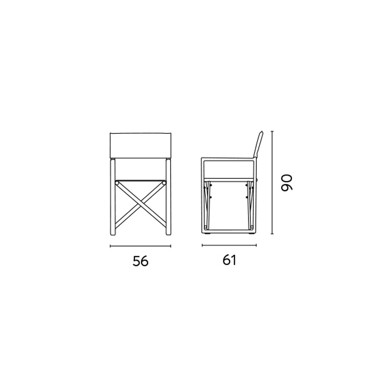 Set Tavolo Nettuno + 10 Sedie Regista Paros Alluminio Bianco