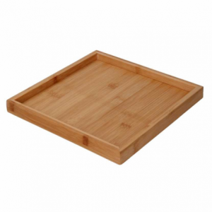 Zoom Vassoio bambù naturale quadro cm30x30h2,5