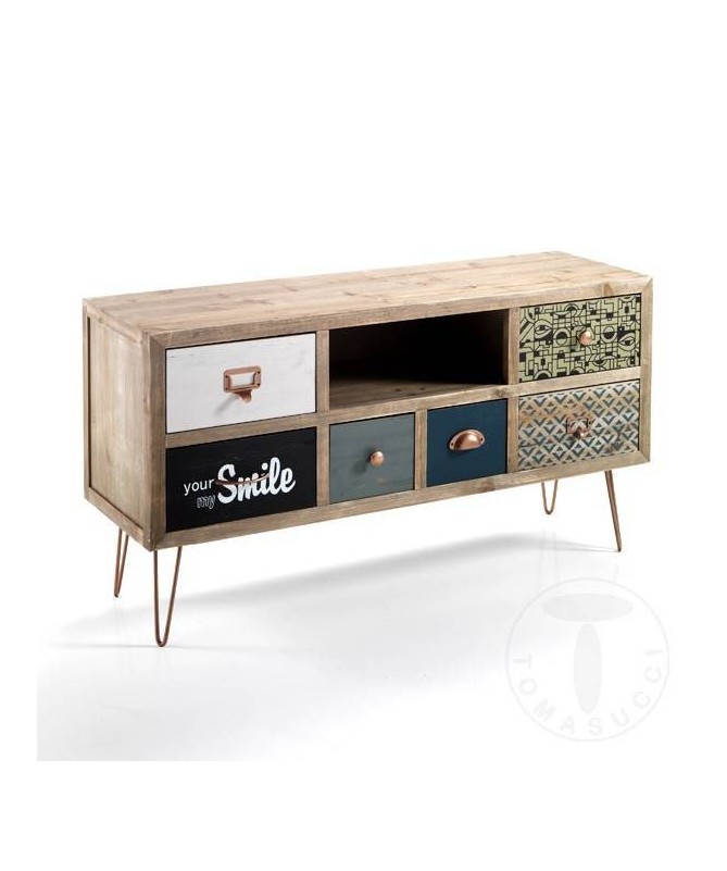 MOBILE PORTA TV CON CASSETTI KIJO TOMASUCCI