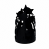 Portabicchiere metallo gatti nero tondocm ø8h13.5