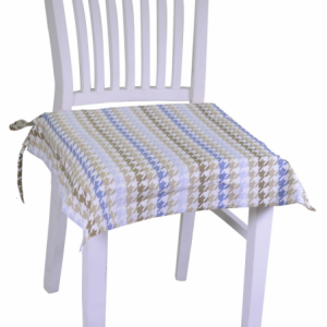 Cuscino sedia tessuto london avio quadrocm40x40h4