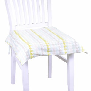 Cuscino sedia london verde quadro cm40x40h4