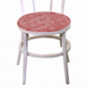 Cuscino tessuto wild rose rosso mattonetondo cm40x40h4