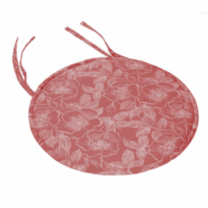 Zoom Cuscino tessuto wild rose rosso mattonetondo cm40x40h4