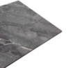 Tavolino Metallo Top Pietra Sinterizzata Grigio Cm 120x65h45