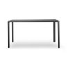Tavolo Metallo New Elma Gambe Smontate Antracite Rettangolare Cm 140x70h75