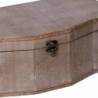 Scatola legno 1-2 marrone rettangolare cm 36x20,5h14,5