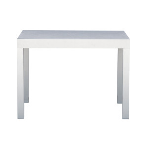 Zoom Tavolo Spalato 104/208X75 Alluminio Bianco Moia