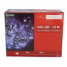 Luce filo 500 led bianco caldo luce fissa cm 1000 al. fissa uso esterno