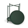Tavolino Metallo Hiro Verde Tondo 2 Piani Cm ø40h50
