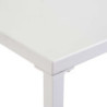 Tavolo Bar Alluminio Alma Con Poggiapiedi Bianco Quadro Cm 60x60h110