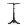 Base Tavolo Ghisa 3 Zampe Augustin Nero Cm 40x40h72