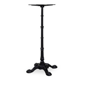 Zoom Base Tavolo Bar Bistrot Ghisa 4 Zampe Nero Cm 57x57h108