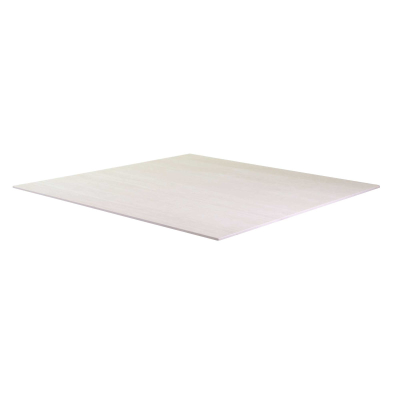 Top Tavolo Pietra Sinterizzata Travertino Opaco Quadro Cm 80x80x1,1