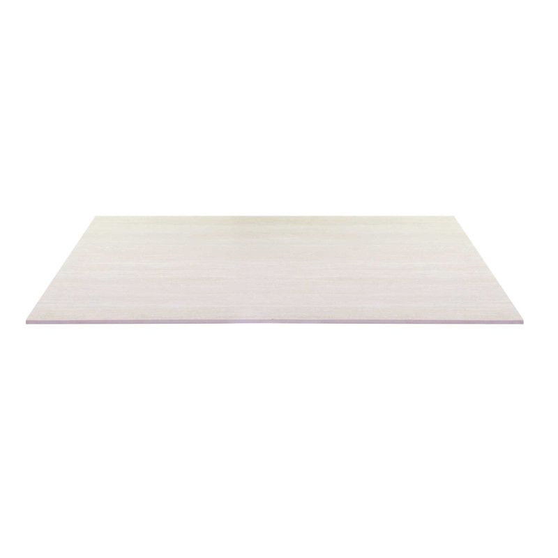 Top Tavolo Pietra Sinterizzata Travertino Opaco Quadro Cm 80x80x1,1