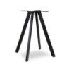 Base Tavolo Acciaio Ronny Nero Cm 69x69h72