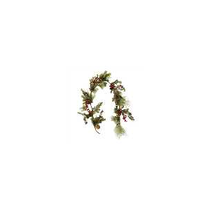 Festone plastica verde cm ø15h150