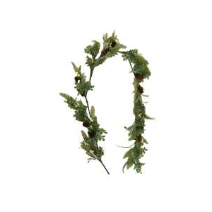 Festone plastica verde cm150