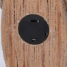 Babbo natale resina led con albero rosso cm 19x10h55,5