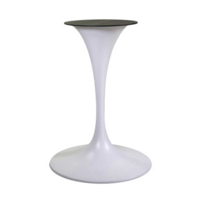 Base Tavolo Acciaio Percy Bianco Tondo Cm ø50h73,5