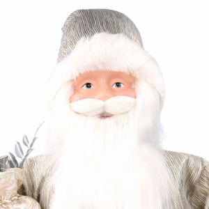 Zoom Babbo natale tessuto oro cmh80