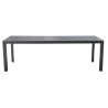Tavolo alluminio allungabile Naxos antracite 160-240x90 Moia