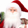 Babbo natale tessuto rosso con lista cmh45